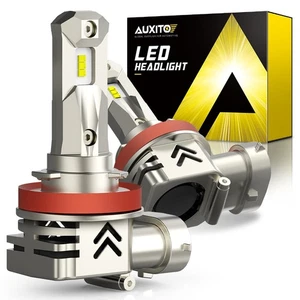 AUXITO H11 LED Headlight Bulbs Conversion Kit Low Beam 6000K Bright White CANBUS - Imagen 1 de 11