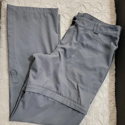 Magellan Gray Convertible Pants Womens Size Large Hiking Fishing - Image 1 of 4