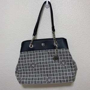 Anne Klein Women’s Hand Purse Black/White - Picture 1 of 6