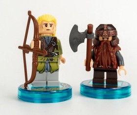 Lego Dimensions Lord Of The Rings Minifigures Lot Legolas Gimli 71219 71220 LoTR