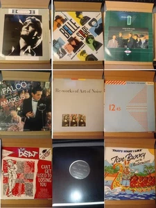 vinyl music records lot of 9 records. See photos. duran, bell stars, re-works - Bild 1 von 21