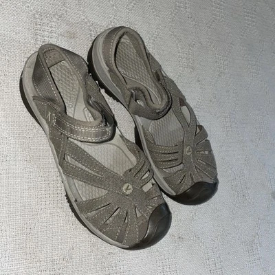 Zapatos Keen River para mujer talla 7 B cuero gris al aire libre Creek Water Foto 1 de 4