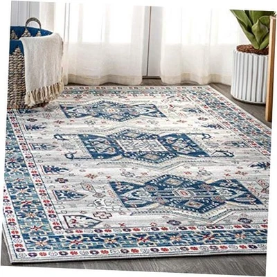  MDP108A-8 现代复古摩洛哥传统花卉室内区域-乡村风格  — 第 1/4 张图片