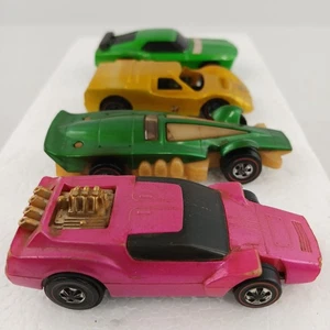 Vintage Mattel Sizzlers Konvolut 4 Autos 70er Batterie Racer ungetestet gemischte Farben - Bild 1 von 14