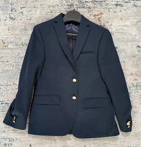 Ralph Lauren Kids Classic Suit Jacket Navy Blue Sport Coat Wedding Boys 16R 16 - Picture 1 of 3