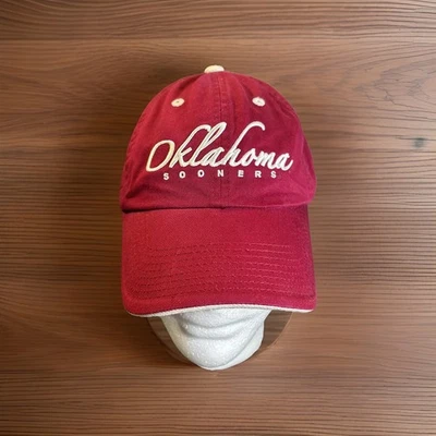 Oklahoma Sooners Hat Cap Top Of The World Womens Strapback Crimson OU Football - Image 1 of 4
