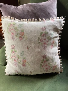 ENTZÜCKENDE KISSENHÜLLE ROSE & FUCHSHANDSCHUHE "SOMMERSTRAUSS" - Bild 1 von 3