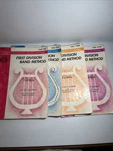 First Division Band Course C Flute Sheet Music Part 1,2,3 ,4 - Picture 1 of 6