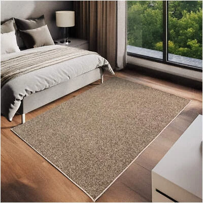 Koeckritz Soft Frieze Texture 9' x 12' Multi Brown Area Rug | Bedroom, Any Room - Image 1 of 4