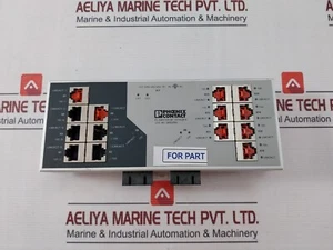 PHOENIX CONTACT FL Switch SF 14TX/2FX Ethernet Switch 24VDC 320 mA (Not Working) - Picture 1 of 9