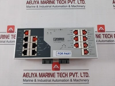 PHOENIX CONTACT FL Switch SF 14TX/2FX Ethernet Switch 24VDC 320 mA (Not Working) - Image 1 of 4