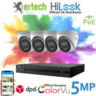 Hikvision HiLook ColorVu CCTV System IP PoE 5MP 24/7 Colour 16 Camera 16CH NVR