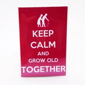 Keep Calm And Together funny Design Vintage Poster Magnet Fridge Collectible - Picture 1 of 2