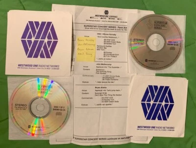 Farm Aid 6 Superstar Concert Westwood One Radio Show # 93-25 with Cue Sheet - Image 1 of 4