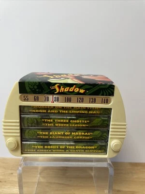 The Shadow 4 Cassette Radio Set with Unique 1930's Plastic Radio Case Holder SEE - Image 1 of 4
