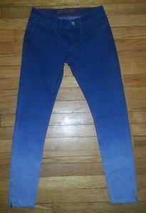 Pantalones de mezclilla ajustados con cremallera al tobillo Divine Rights of Denim talla 27 28x27 p2645 - Imagen 1 de 8