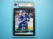 2016/17 UPPER DECK YOUNG GUNS HOCKEY CARD #205 BRAYDEN POINT ROOKIE RC KSA 10 UD