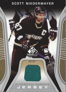 2006-07 SP Game Used Authentic Fabrics #AFSN Scott Niedermayer Jersey - NM-MT