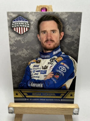 BRIAN VICKERS 2014 Press Pass NASCAR Racing American Thunder #36 - Image 1 of 4