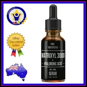 Hyaluronic Acid + Matrixyl 3000 Peptide SERUM Face Eye Anti-Aging Wrinkle Serum - Picture 1 of 5