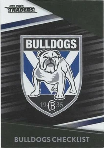 2020 Nrl Traders Platinum Parallel (PS021) Bulldogs Logo - Picture 1 of 1