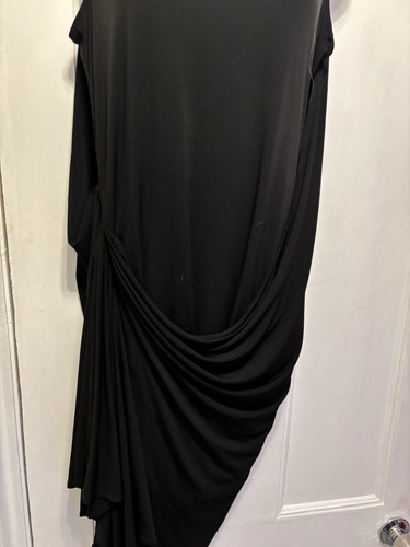 Abito nero drappeggiato Michael Kors taglia M