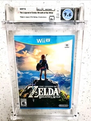 Sealed WATA 9.6 A+ The Legend of Zelda Breath of the Wild Nintendo Wii U - MINT! - Image 1 of 4