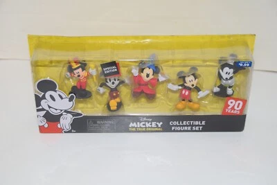 Juego de 5 figuras coleccionables Disney Mickey Mouse edición especial 90 aniversario Foto 1 de 3