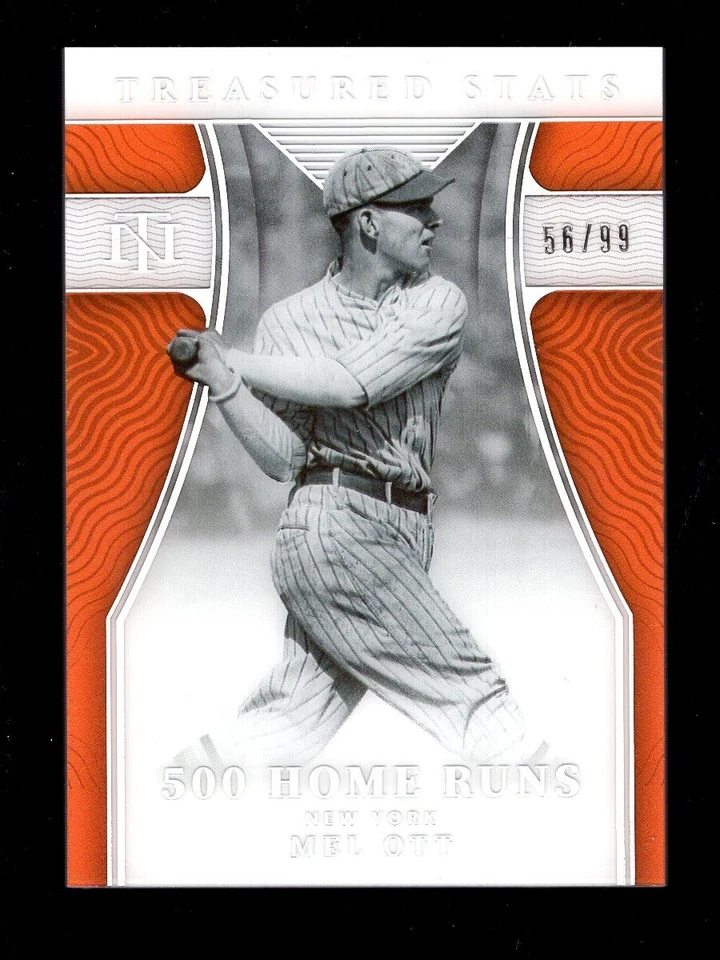 2022 NATIONAL TREASURES TREASURED STATS MEL OTT 58/99 GIANTS - Изображение 1 из 1