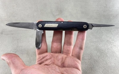 1950s Herm. Linder Sohne Solingen Pocket Knife w/ Marlinspike–Rostfrei,HERAKLITH - Image 1 of 4