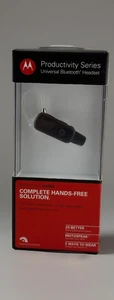 -MOTOROLA- HX550 Bluetooth Wireless Ear-Hook Headset *Black* “Sealed”NICE - Picture 1 of 6