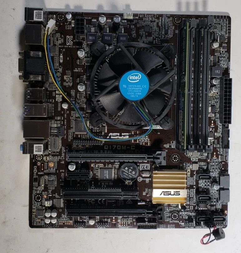 ASUS P8H77-V LE H81l-PLUS m.2 128GB Intel Quad Core Computer