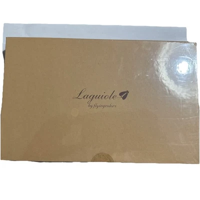 Juego de tenedores de cena Laguiole by FlyingColors acero inoxidable mango de madera caja de regalo 6 Foto 1 de 3