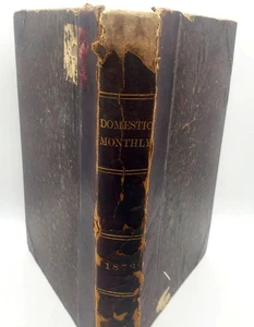 Domestic Monthly Hardcover Book 1875 Antique Fashions - Picture 1 of 19