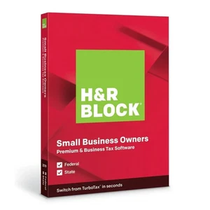 Nowe oprogramowanie podatkowe blokowe 2019 H&R Block Edition Premium & Business na komputer z systemem Windows - Zdjęcie 1 z 1