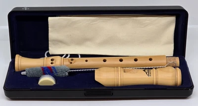 Instrumento Grabador Soprano Alemán EastRock Madera con Estuche y Kit de Limpieza Foto 1 de 4