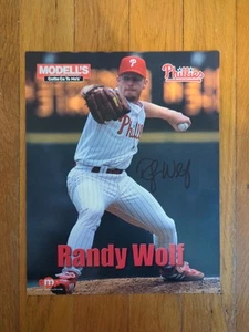 Randy Wolf Phillies Signed Autograph 8x10 Picture Photo Authentic MLB Baseball - Picture 1 of 2