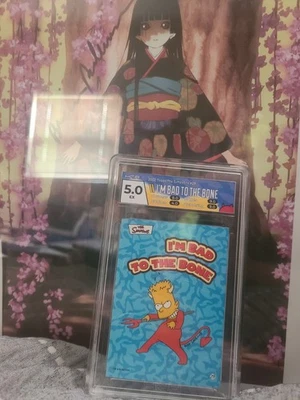 The Simpsons 2002 Topps “I’m Bad To The Bone”.  #29 - Image 1 of 3
