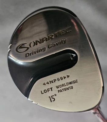 Sonartec Driving Cavity 3 Fairway Wood 15* Aldila Regular 65g Shaft Mens RH - Image 1 of 4