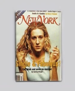 SEX AND THE CITY / SINGLE & FABULOUS? MAGAZINE COVER 2"x3" POSTER MAGNET (carrie - Picture 1 of 2