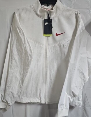 Nike Sportswear Windbreaker Jacket Track Recycled Men's Size L (CU3818-100) $400 - Image 1 of 4