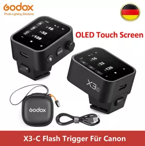 GODOX X3-C Flash Trigger 2,4G kabelloser OLED-Touchscreen Blitzauslöser fürCanon - Bild 1 von 15