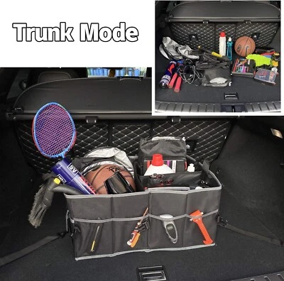 Trunk Cargo Organizer Folding Storage Collapse Bag Bin For Car Truck SUV Van40L - Image 1 of 4