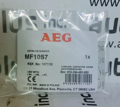 AEG MF10S7 FUSELESS CONTACT COVER NEW!! QUANTITY!! WOW!! - Image 1 of 2