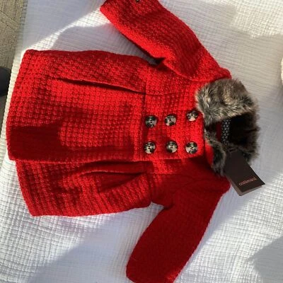 Catimini 12 месяцев девочек шерсти смесь пальто - новый с ярлыками - Изображение 1 из 2