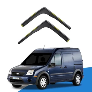 Deflectores de viento para furgoneta Ford Transit Connect 2004-2013 2 piezas visores de borde tintados - Imagen 1 de 9