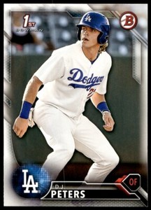 2016 Bowman Draft #BD-75 D.J. Peters NM/MT
