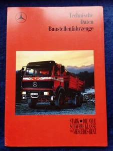 Mercedes Benz Kipper Prospektmappe 8.1988 Kipper 1729 1929 2429 2629 1735 2435 - Picture 1 of 4