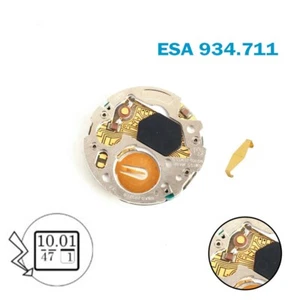ESA 934.711 MOVIMENTO SVIZZERO movimento orologio da polso LCD al quarzo (NOS) 0 JEWELS - Foto 1 di 2