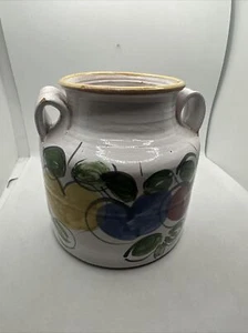 Ceramic Signed Vase With Ears By Doron Israel 6’ Tall - Picture 1 of 13